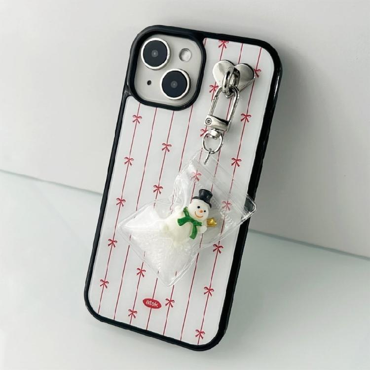 Practical Festival Snowman Key Holder Hanging Ornament for Holiday Gifting Christmas Presents Winter Accessory Decors