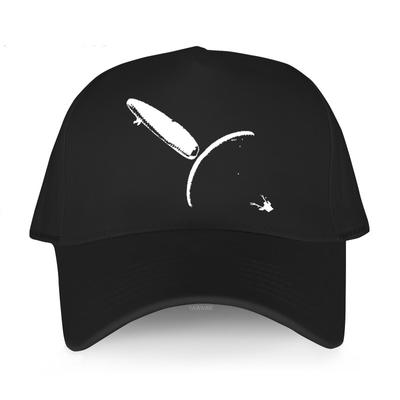 Gorra de béisbol ajustable negra para mujer, sombreros de lujo, parapente, synchro hombre, sombrero Hip Hop con visera corta, Snapback, gorro deportivo para adulto