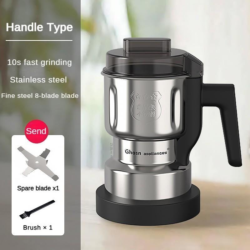 250W Strong Power High Speed Powder Grinder Household Small Electric Grinding Machine Multifunctional Stainless Steel Crusher