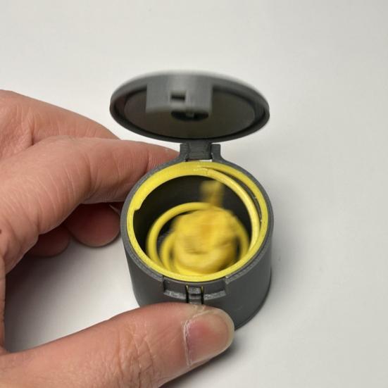 Yousheng 3D Printed Middle Finger Box Popping Middle Finger in A Case Desktop Decoration Teasing Friends Tricky Props Adults Gag Prank Gift