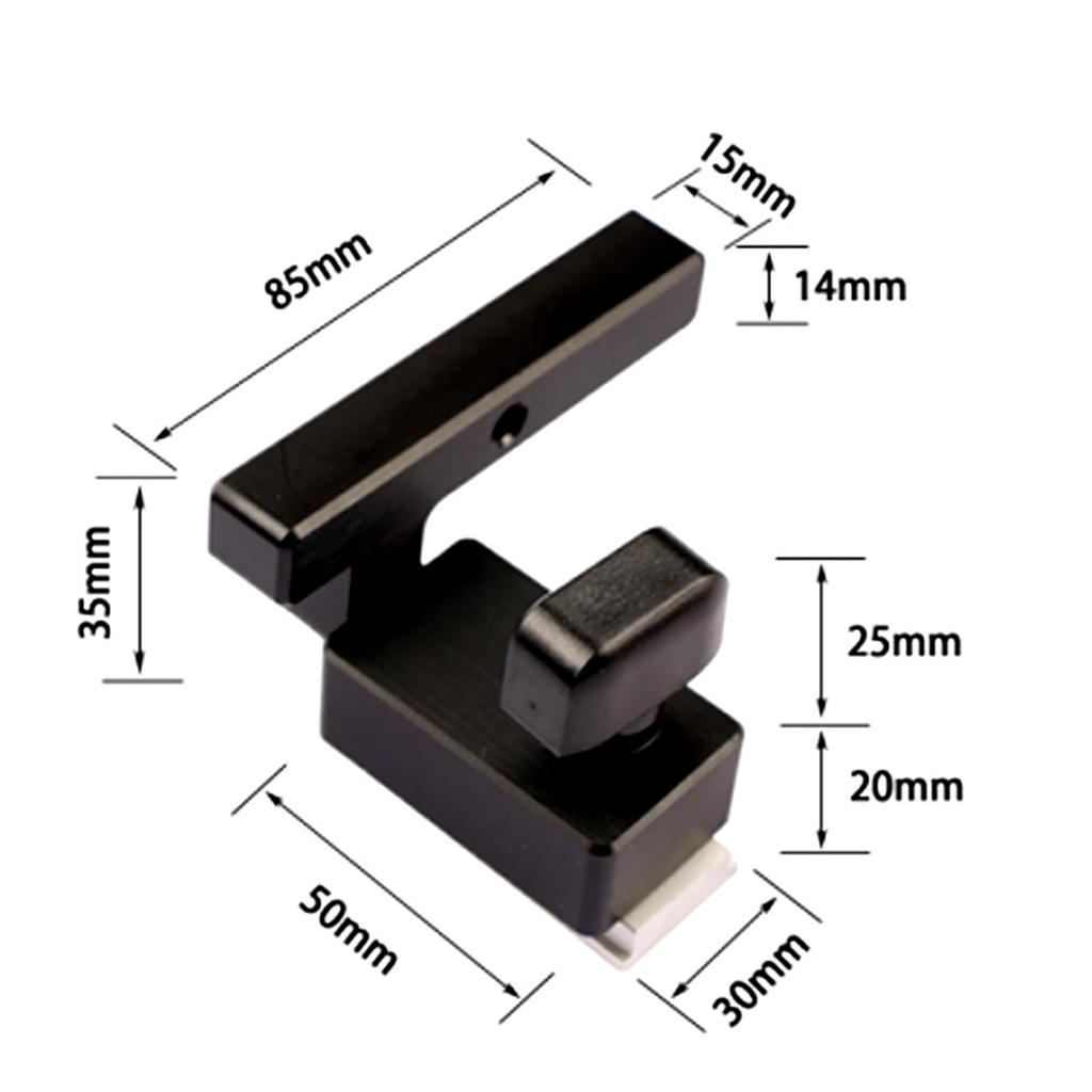 Woodwork T Slot Miter Woodworking Chute Limiter Woodwork T Tracks DIY Manual Tools (#2)