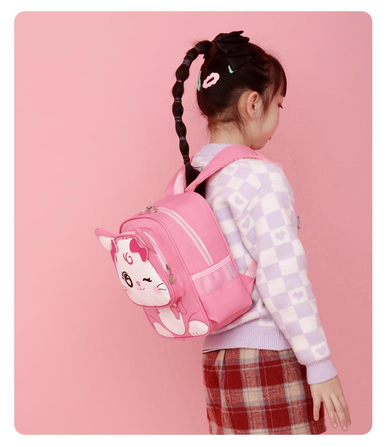 Cute Rabbit Shaped Children's Backpacks High Quality Oxford Cloth Kids School Bag Kindergarten Student Schoolbags