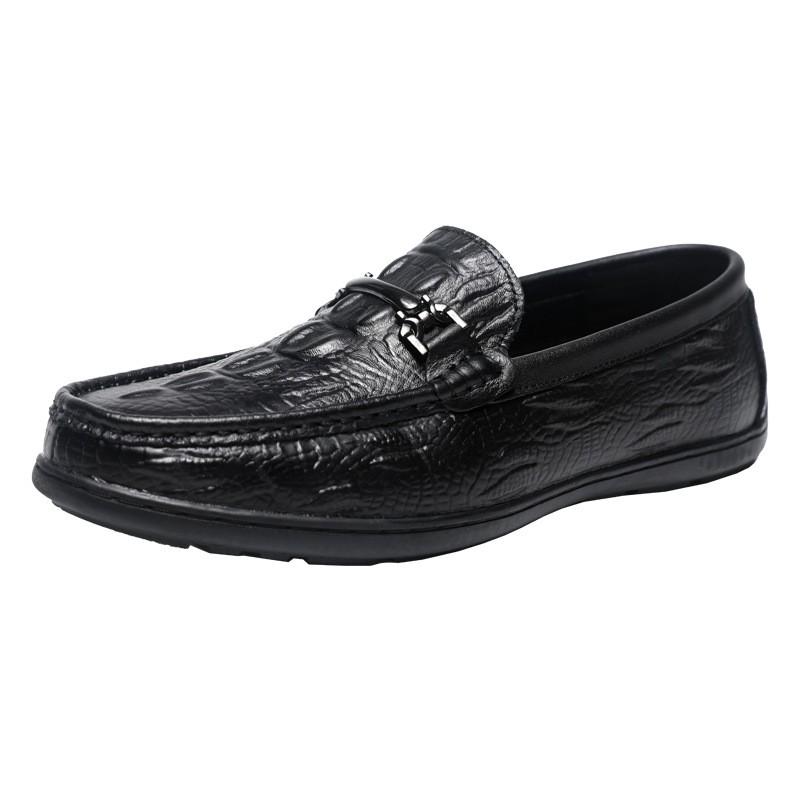 Men s Casual Leather Shoes, Fashionable And Versatile, Lightweight And Breathable. One-piece , Perfect For Lazy Driving. Men s Leather Shoes For Men. 39