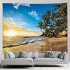 HD-Ocean Landscape Tapestry, Beach Wall and Palm Tree Art for Living Room, Bedroom or Outdoor Home Decor