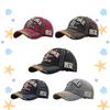 Hat Adjustable Outdoor Sun Protection Baseball Cap Vintage Summer Adult Trendy