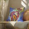 Alex gGrey art Pillow Case DoubleSided Plush Sofa Cushion Covers Organic Breathable Invisible Zipper
