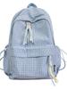 Nylon Student Backpack With Fabric For Casual Travel And School Use
