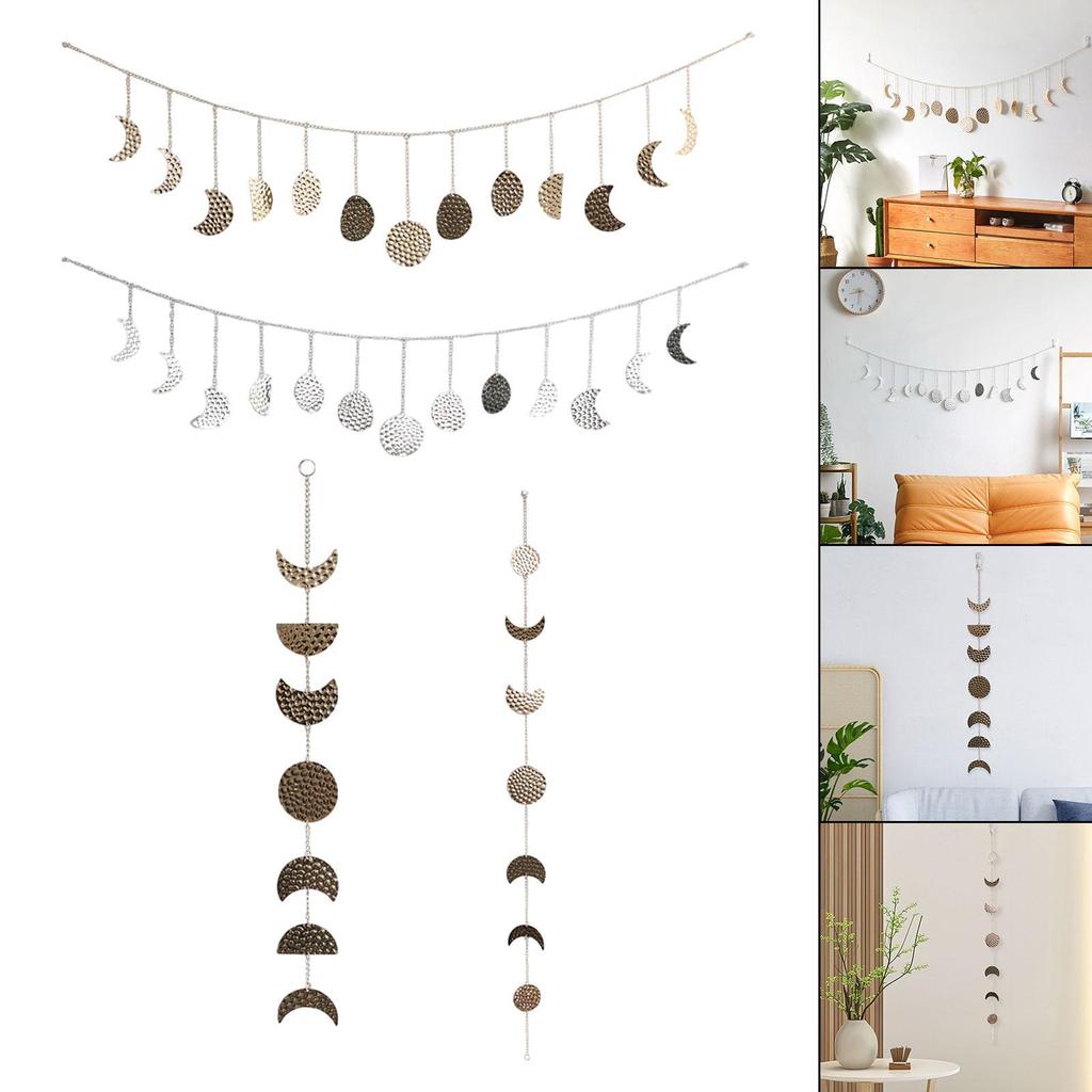 Phase Hanging Decor, Moon Cycle Banner for Wedding and Apartment