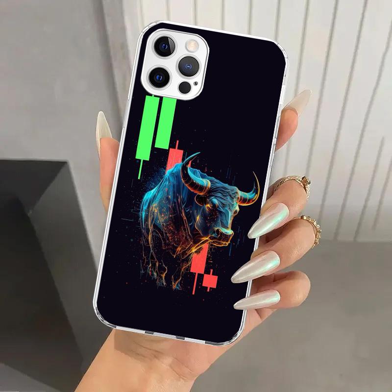 Trade Investment Forex Stock Market Phone Case for Iphone 17 Air 16 15 Plus 14 13 Mini 12 11 Pro Max 16E 7 8 SE 2020 Soft Funda