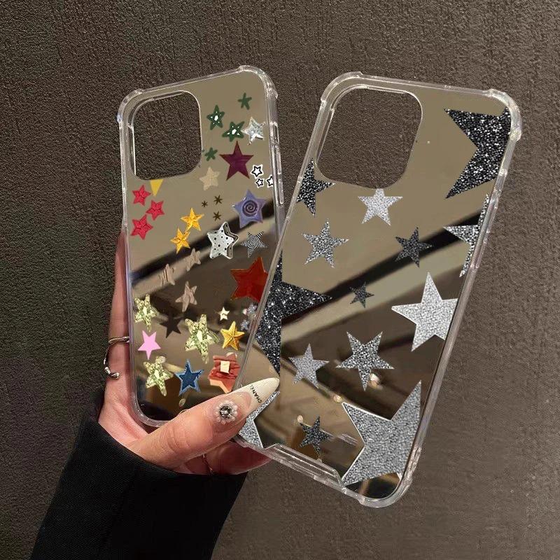 Shining Star Pattern Phone Case For iphone 17 Air 16 Pro Max 15 14 13 12 Pro Plus X XR XS MAX 8 7 Plus Cover