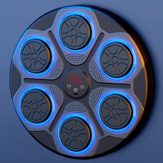 Music Boxing Machine Wall Mounted Smart Bluetooth-compatible Punching Target Pad Focus Agility