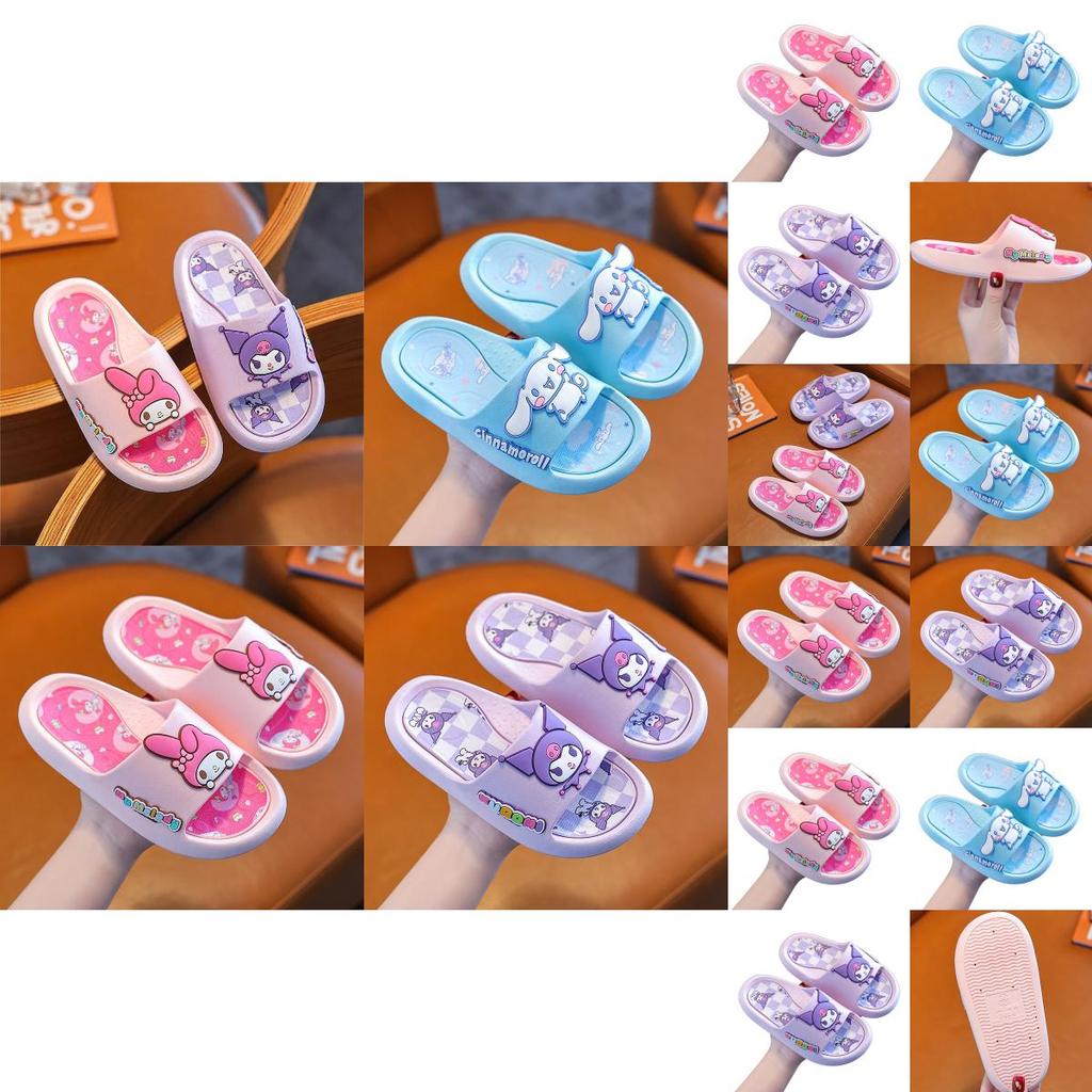 Drei Paar Niedliche Und Atmungsaktive Melody Kinderhausschuhe