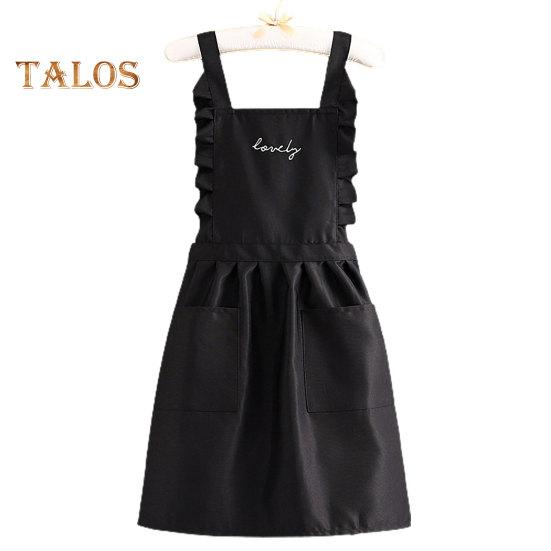 Kuchyňská zástěra Nastavitelná vlnitá hrana odolná proti nečistotám Užitečné ženy Muži Kuchyňská zástěra Šéfkuchař Pracovní oděvy Potřeby pro domácnost