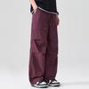 New breathable paratrooper pants American skin-friendly soft versatile wide loose labeling summer casual trousers men
