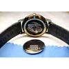 Used [In operation] SEIKO brown leather quartz watch gold case OMEGA