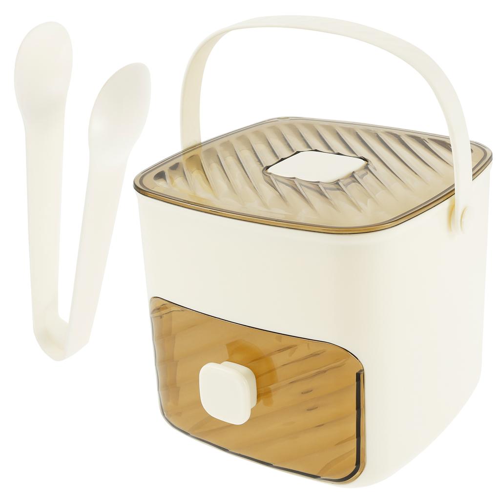 Plastic Ice Cube Mold 48 Cube Large-capacity Ice Trays Food Grade Ice Maker With Ice Cube Storage Bin Portable Ice Bucket