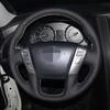 Black PU Artificial Leather Hand-stitched Car Steering Wheel Cover for NV Cargo Nissan Patrol Armada NV Passenger (US) Titan