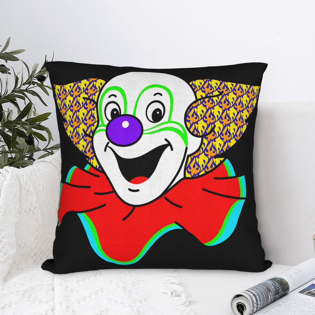 Pillow Case Funny Clowns BBozoeds Comfy Pillow Cover For Living Room Chair Retro Trendy Pillowcases