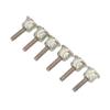 6 Pcs Chainsaw Brake Handle Screw Aluminum M4 MS260 Chainsaw Cutter Parts Screw for Stihl 024 026
