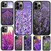 Purple Flower Lavender Phone Case For Samsung Galaxy S10 S22 S23 S24 Note 10 20 Lite S20 Plus S21 Ultra Back Cover