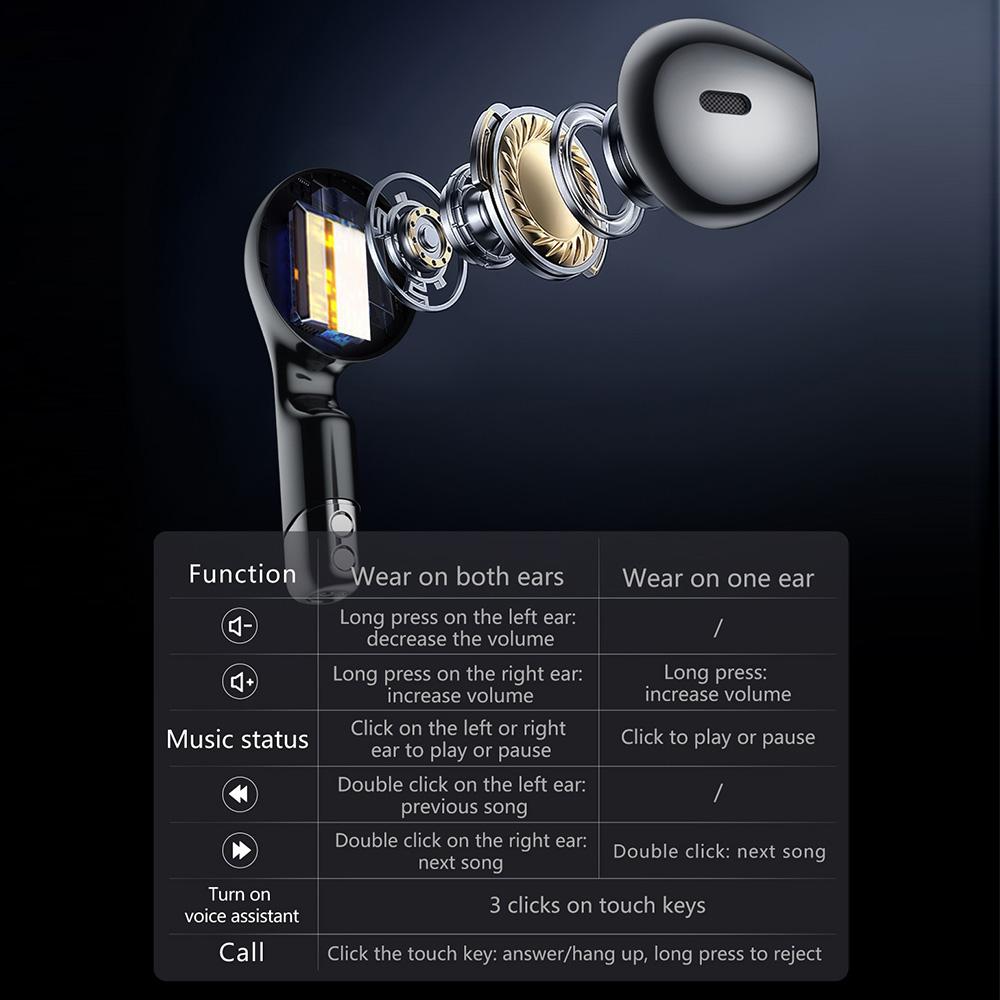 D11 2-in-1 TWS Earphones Smart Watch Bluetooth-compatible Call Health Monitoring Sports Watch