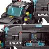 City Series Police Station Swat Corps Team Military Truck Car Construction Blocks Diy Fighting War Robot Plaything For Kids Present