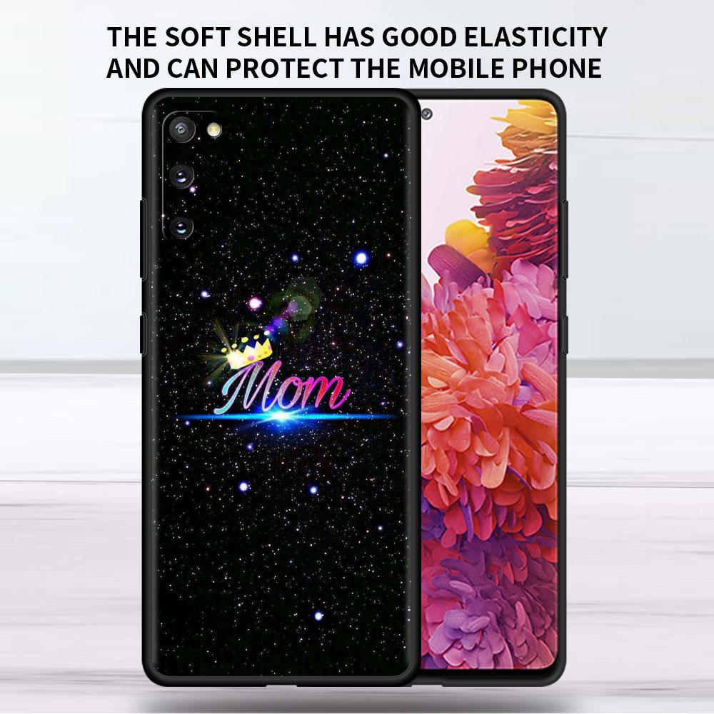Soft Case For Samsung Galaxy Note 20 Ultra 10 Plus Lite A50 A70 A20 A40 A20e 9 8 A60 A10e Funda Phone Cover Princess Mom Queen
