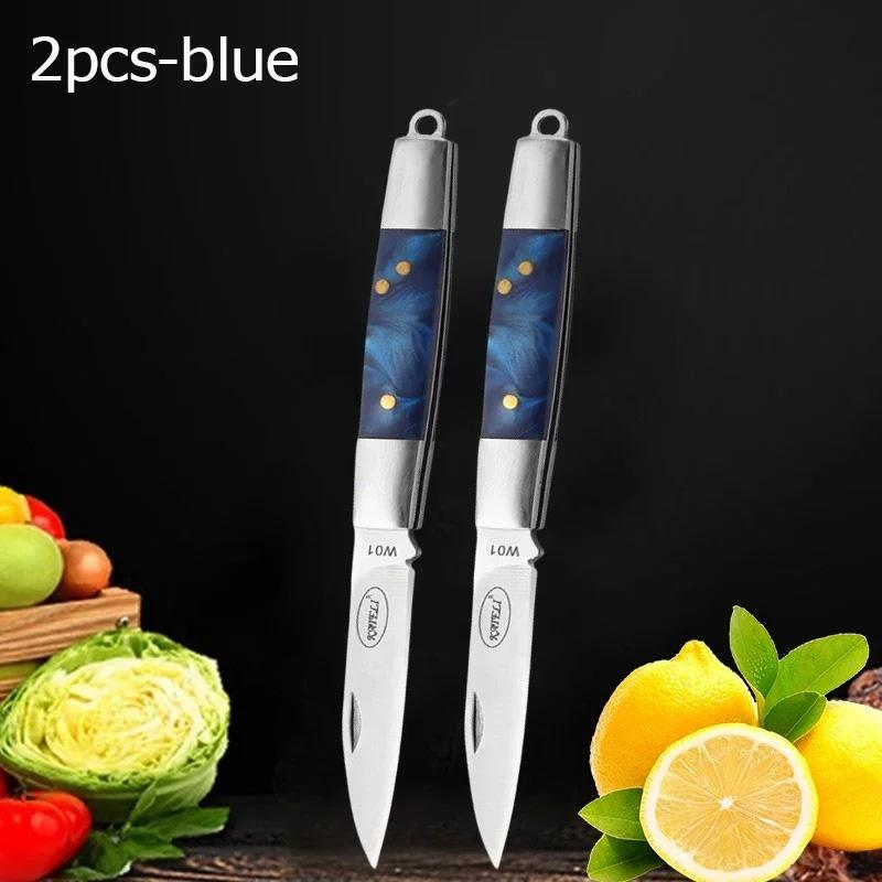WXCOO Stainless Steel Pocket Knife Kitchen Accessories Cooking Durable Kitchen Paring Knives Folding Fruit Knife Meat Cleaver