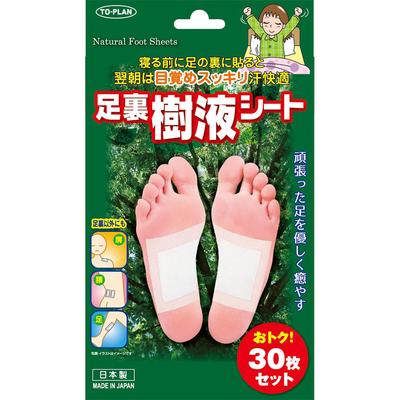 Tokyo Kikaku Hanbai TO-PLAN Foot Sap Sheet 30 Sheets Other (check Locks, Tongue Cleaners, Etc.) Foot Care:Comfort Goods To Use] Place the Printed Side