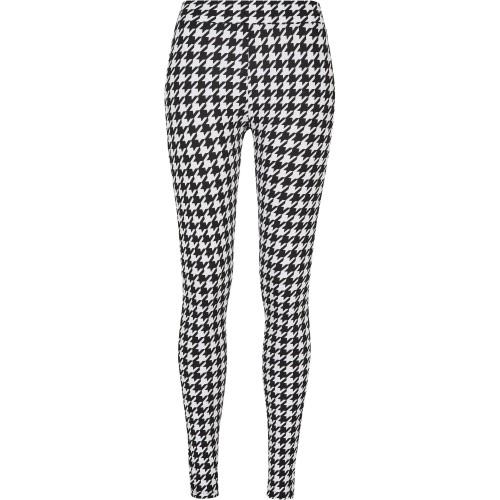 Urban Classics Womens/Ladies Soft Houndstooth Leggings