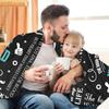 1PC Gift To Dad Thin Blankets for Father's Day Anniversary Birthday Mother's Day for Mom Wife Uncle Grandma Abuela Soft Throw