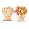 Mothers Day Flower Holder Removable Wood Table Ornament Flower Stands Party Table Decorations Gift for Mother