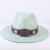 Popular European and American Classic Simple Flat-brimmed Top Hat Men's and Women's Fashionable and Elegant Versatile Jazz Hat Top Hat