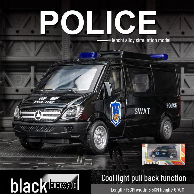 

Chi Mei C325 Модель полицейской машины скорой помощи из сплава с инерционным механизмом, звуковыми и световыми эффектами для мальчиков