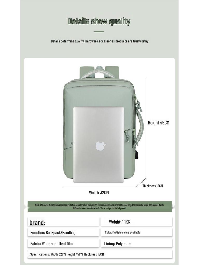 Trendy Waterproof Large-Capacity Backpack for Men & Women - Stylish for Travel & School