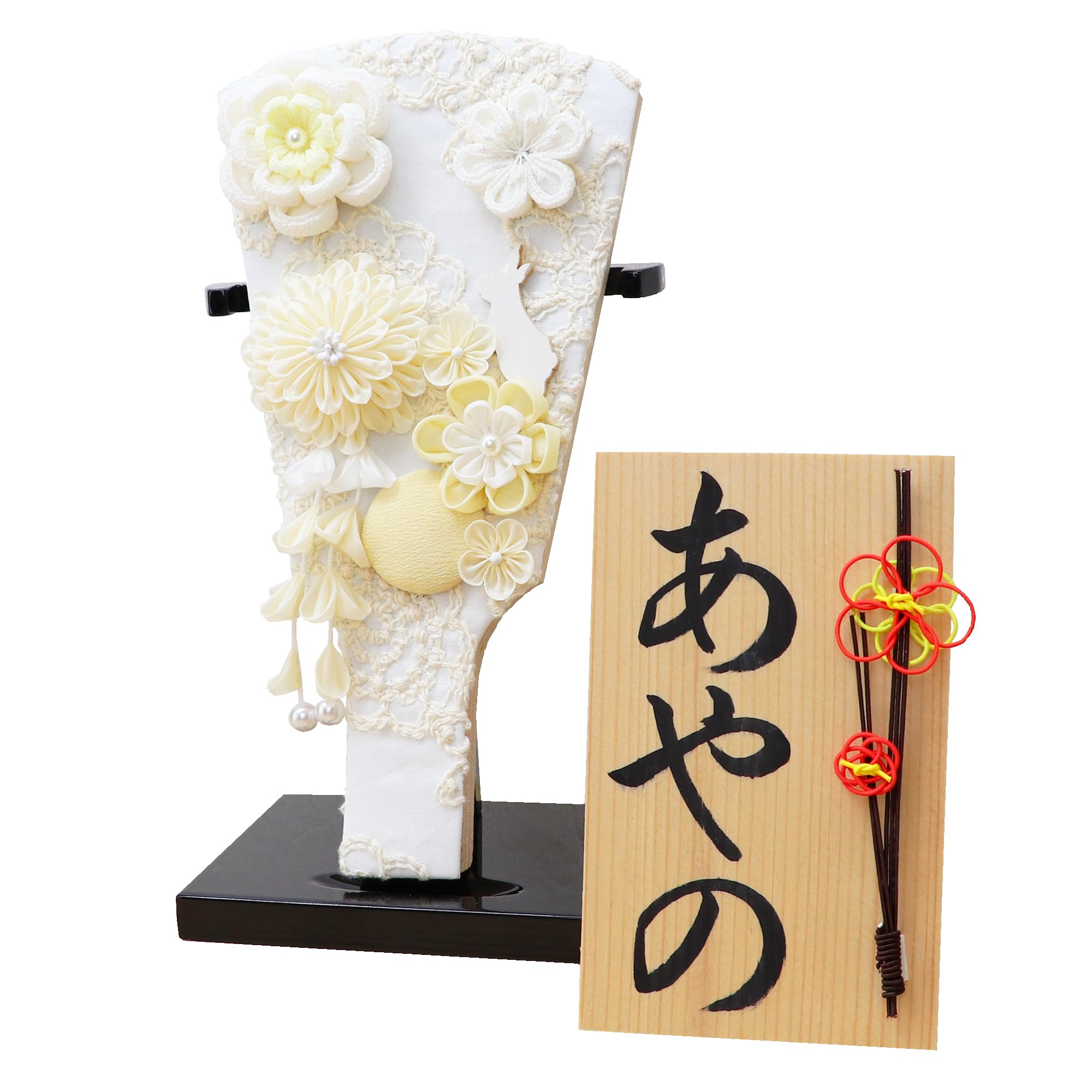 

Osaka Choseido Hagoita cute and with personalized wooden tag included perfect for the first New beige (battledore), stylish, compact, stand, (shipped бежевый