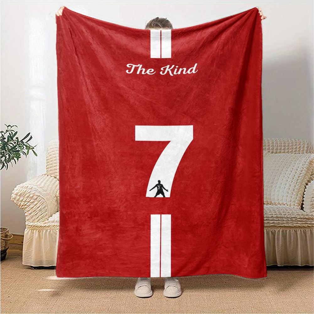 7 Theme Printed Blanket - Perfect for Couch, Bed, Travel & Outdoor Use | Machine Washable, Cozy & Durable.