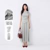 FivePlus Elegant Drape Collar Two-Piece Set