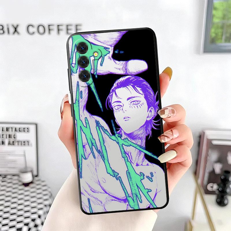 A-Attack On T-Titan Eren Yeager Soft Phone Case for Samsung A17 A37 A57 A16 A26 A36 A56 A15 A25 A35 A55 A14 A24 A34 A54 A13 A23