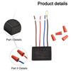 Three Way Touch Light Controller With Dimming Capability For Various Bulb Types Including LEDs And Incandescents At 220V