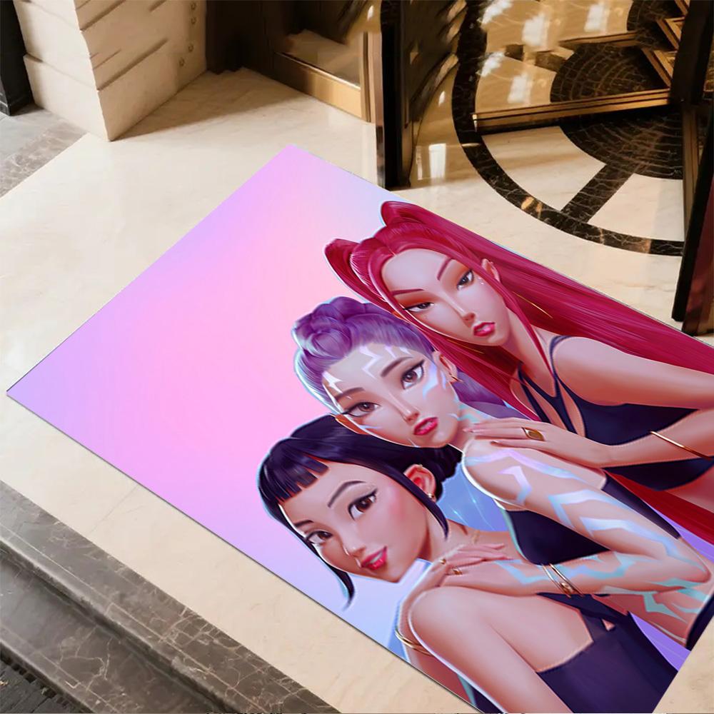 Futuristic Fashion Fusion Floor Mat Suitable for Study room Game Room Playrooms Outdoor Anti-slip Rug Decorate Offices