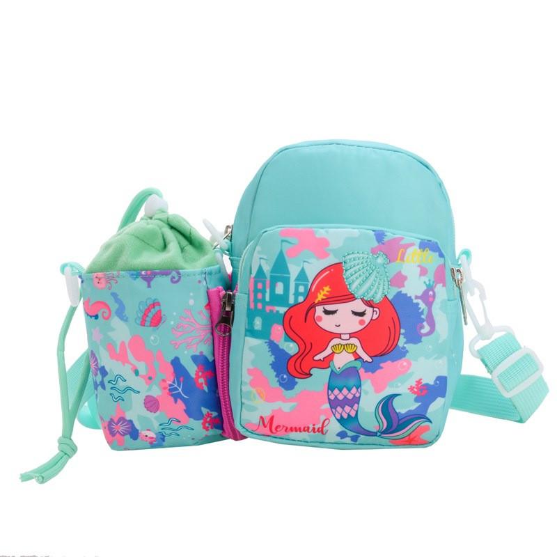 Canvas Kids Cartoon Shoulder Bag With Lightweight Design For School And Travel