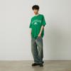 New MLB College Style Series T Shirts Unisex Green 3ATSV0243-45GNP