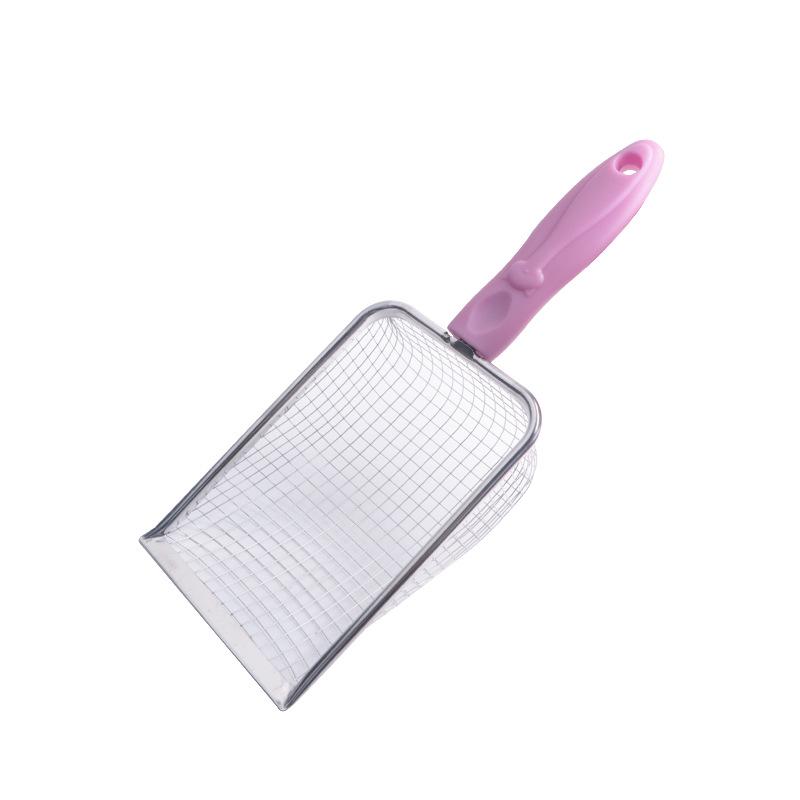 Stainless Steel Large Cat Litter Scoop with Hollow Design - Pet Poop Scooper