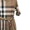Burberry SS22 Women's Check Dress Brown 80529281
