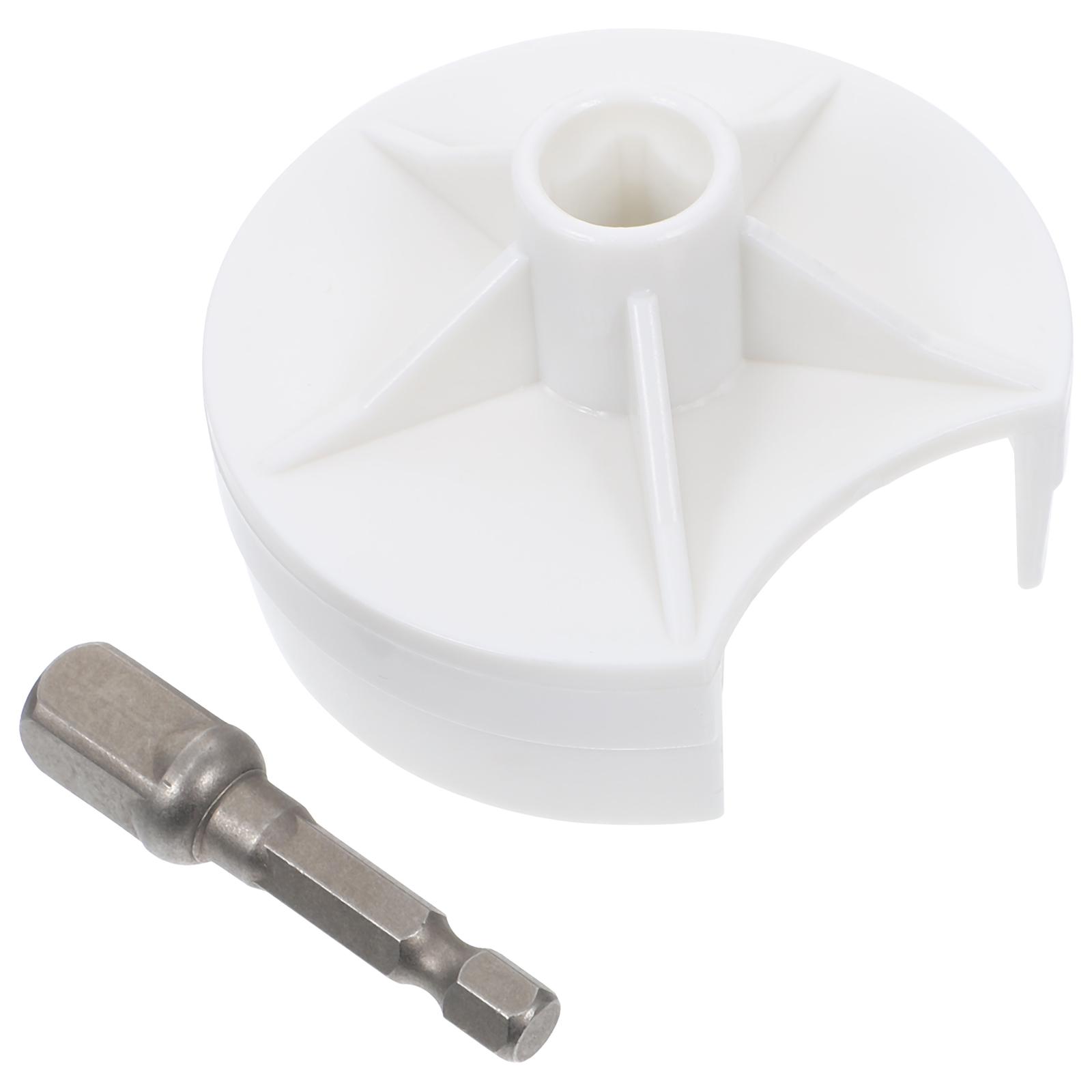 Knitting Machine Handle Adapter Abs Durable Crank Fit No Modification Plastic Power Adaptor For Weaving Tool Craft Sewing белый