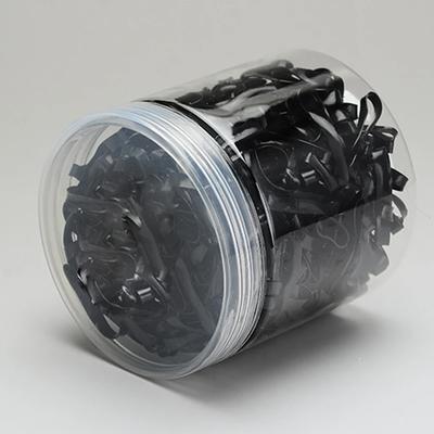 100-1000Pcs Black Disposable Rubber Band Elastic Hair Bands Girls Headband Children Ponytail Holder Bands Kids Hair Accessories