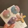 Pearl Shell Hair Clip Hair Accessories Sweet Barrettes Lovely Starfish Hair Clip  Women