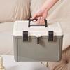 Portable Lockable Storage Container Bin Large Capacity With Combination Lock Lock Safe Box Stable Versatile Lock Box Home Office