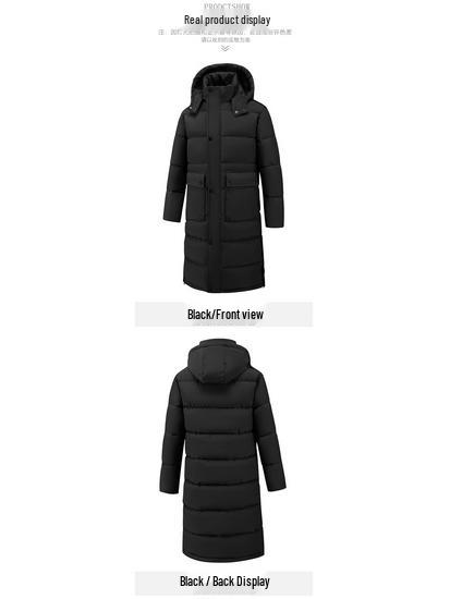 Unisex Long Cotton Sports Jacket with Velvet Lining for Students - Winter Training & Art Exam Outerwear